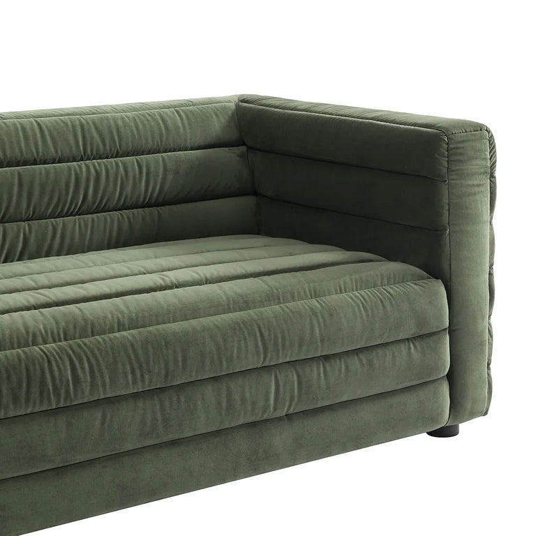 Colorado 3 Seater Sofa Satin Moss Velvet - 34106