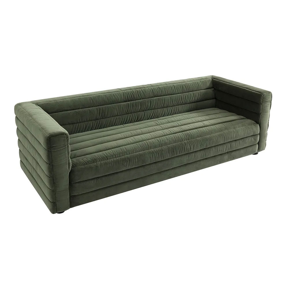 Colorado 3 Seater Sofa Satin Moss Velvet - 34106
