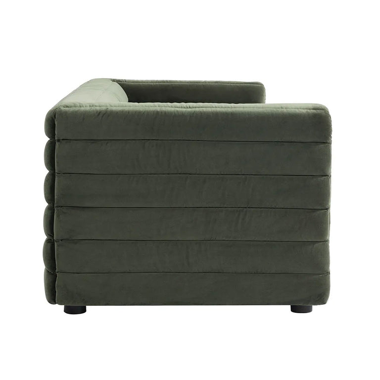 Colorado 3 Seater Sofa Satin Moss Velvet - 34106
