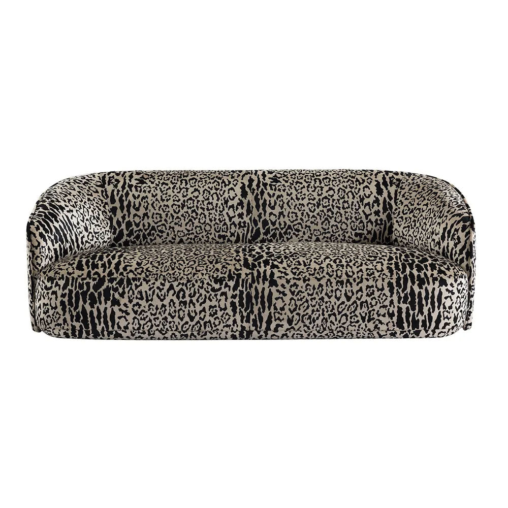 Durban 3 Seater Sofa Leopard Chenille - 34119