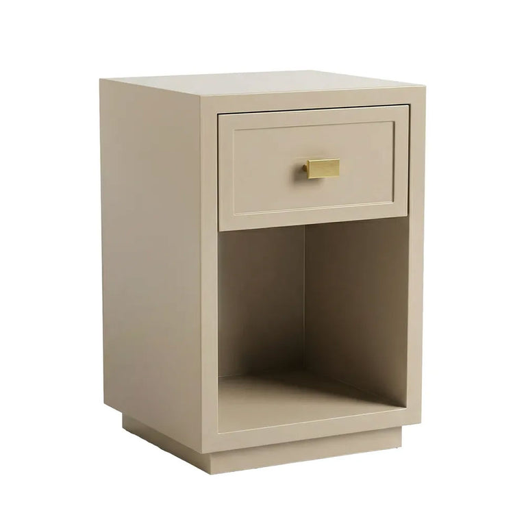 Logan Bedside Table Petite Beige - 34138