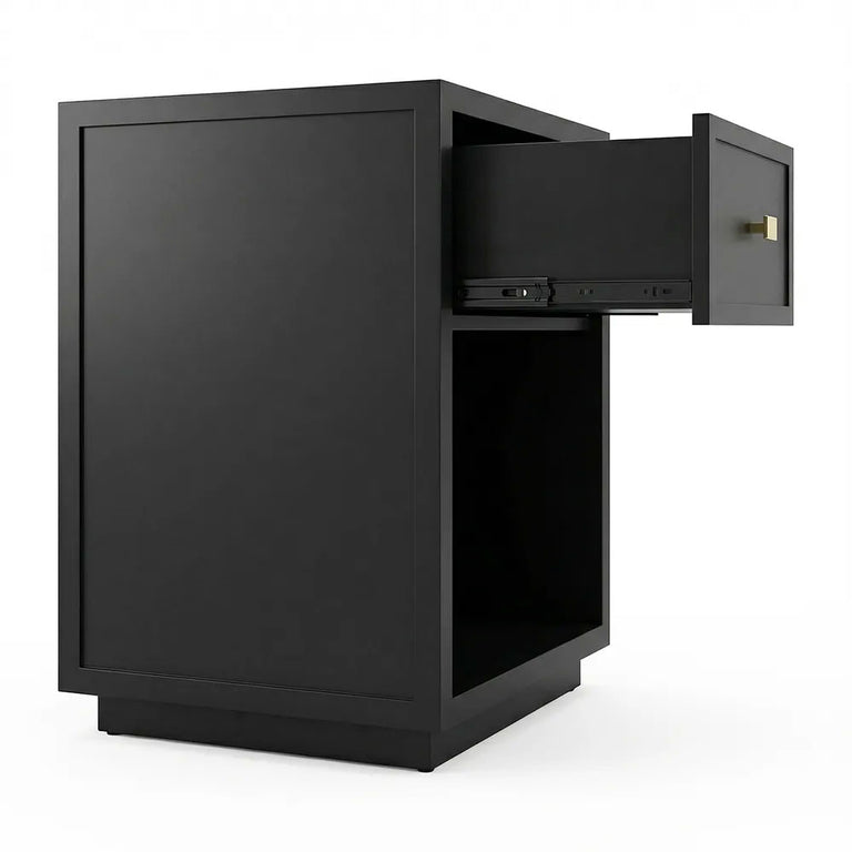 Logan Bedside Table Petite Black - 34139