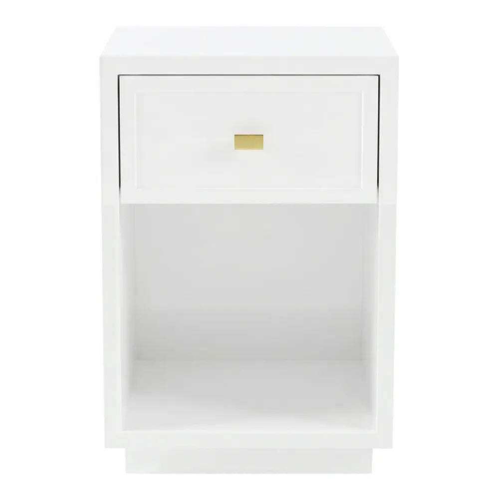 Logan Bedside Table Petite White - 34141