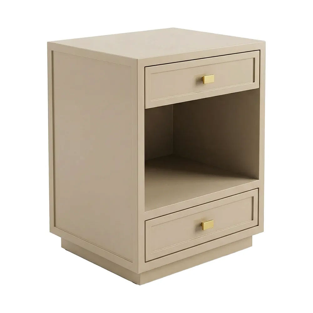 Logan Bedside Table Small Beige - 34142