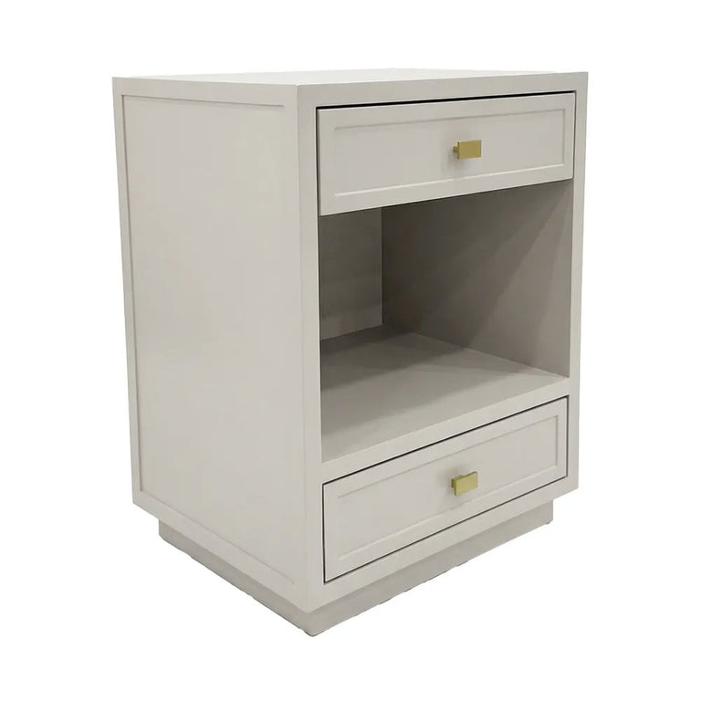 Logan Bedside Table Small Grey - 34143