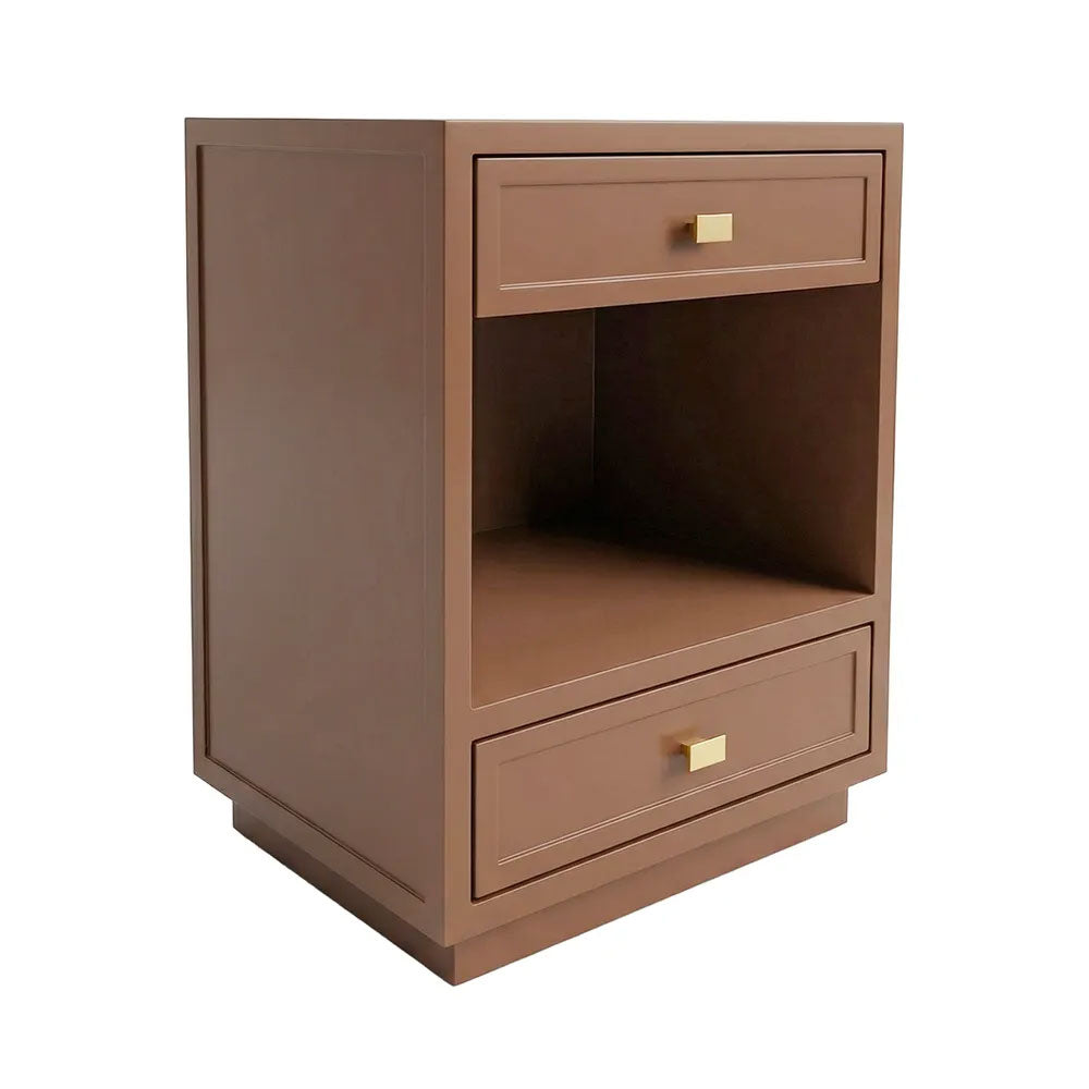 Logan Bedside Table Small Mocha Mousse - 34144