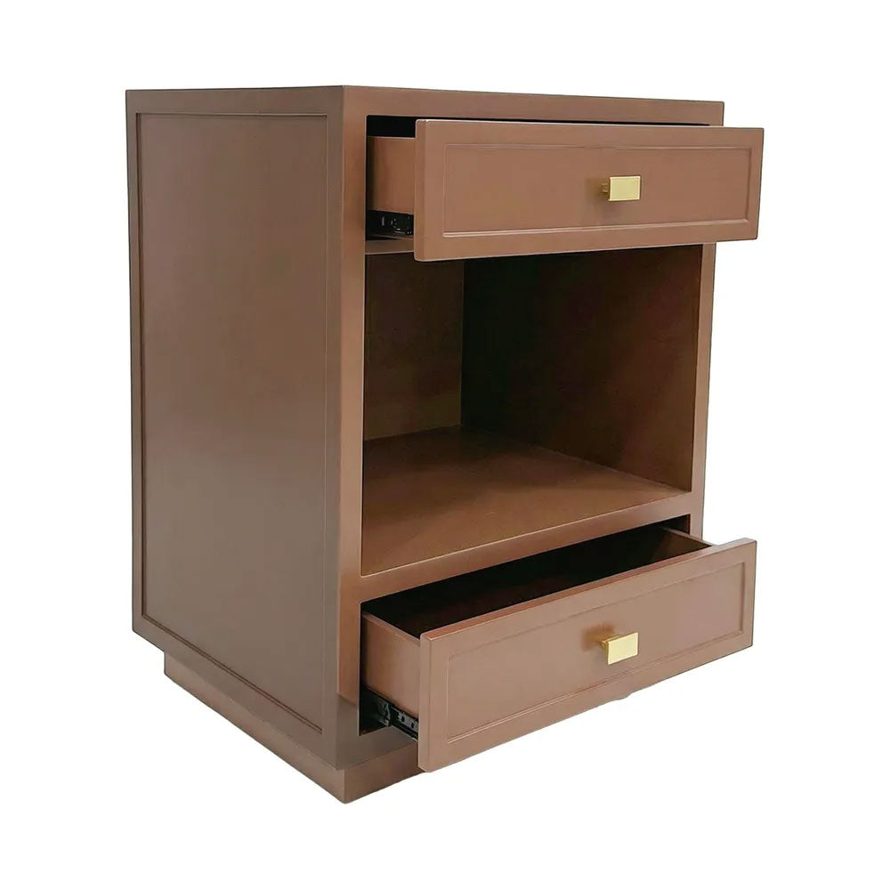 Logan Bedside Table Small Mocha Mousse - 34144