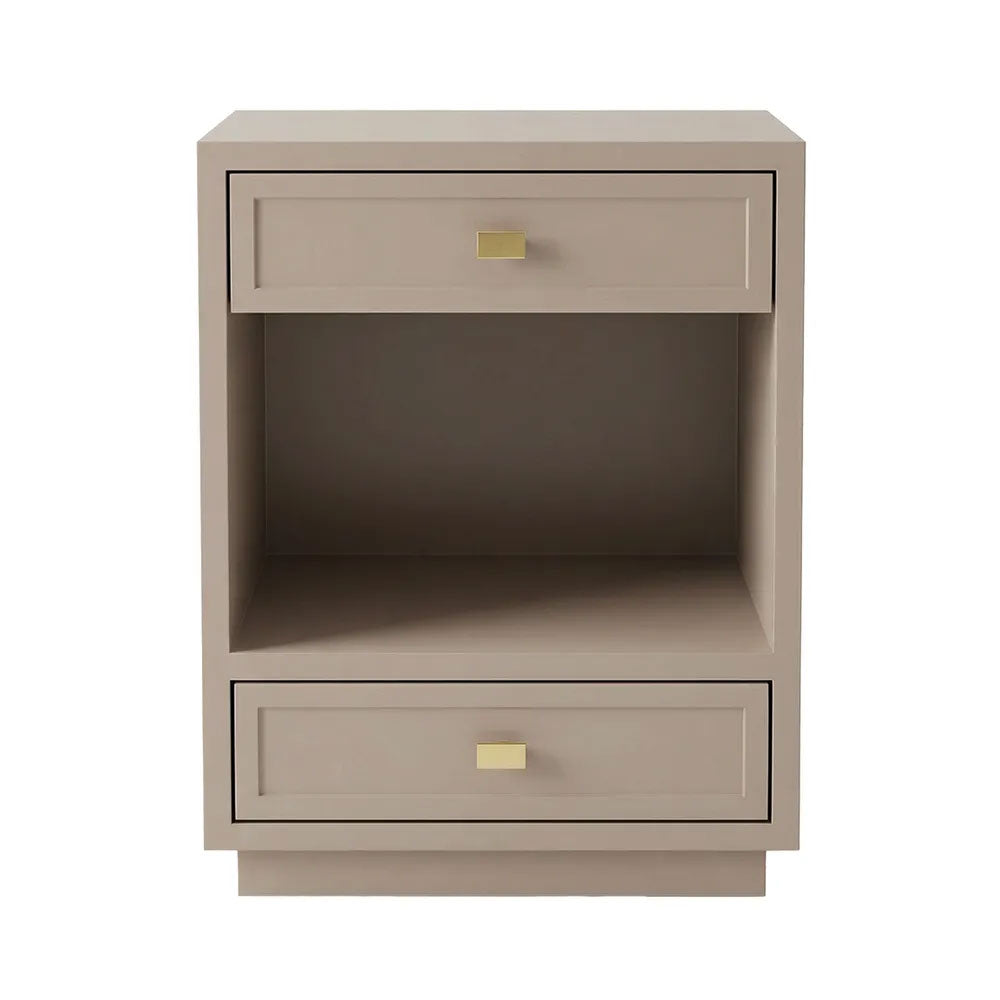 Logan Bedside Table Small Taupe - 34145