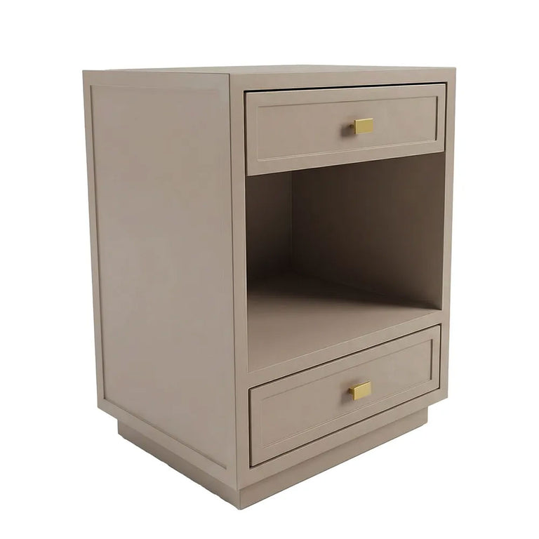 Logan Bedside Table Small Taupe - 34145
