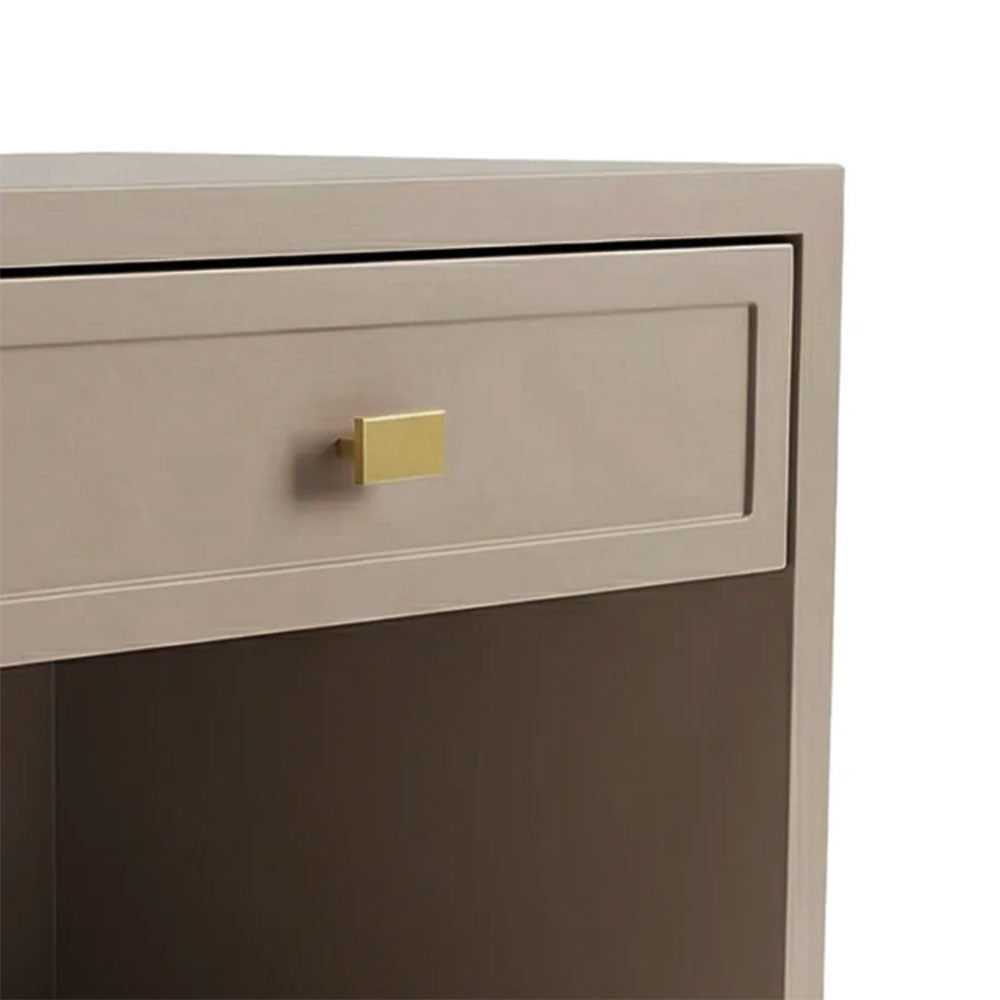 Logan Bedside Table Small Taupe - 34145