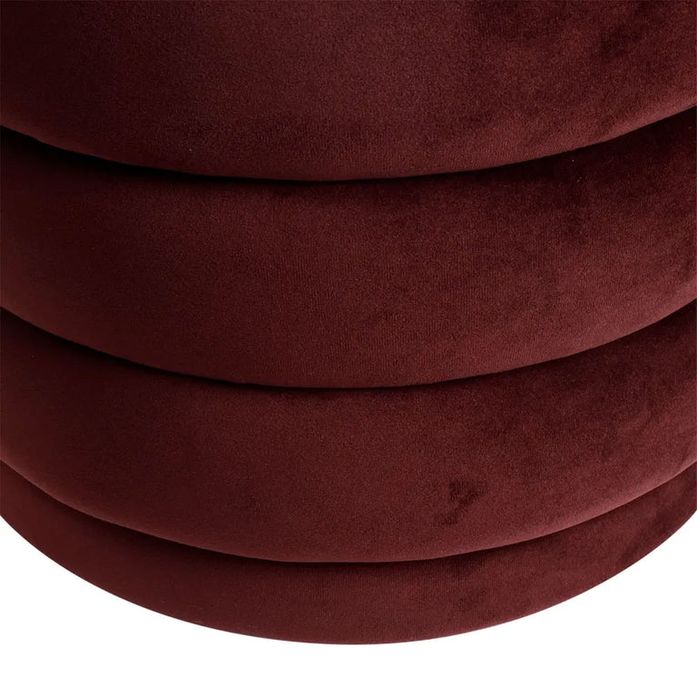 Demi Stool Mulberry Velvet - 34148