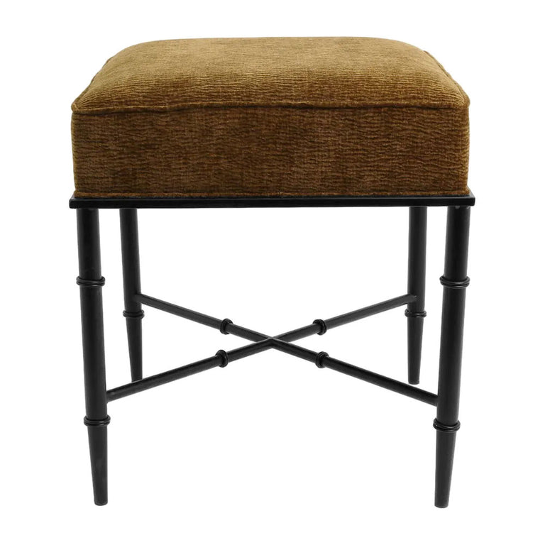 Hacienda Black Iron Stool Butterscotch - 34155