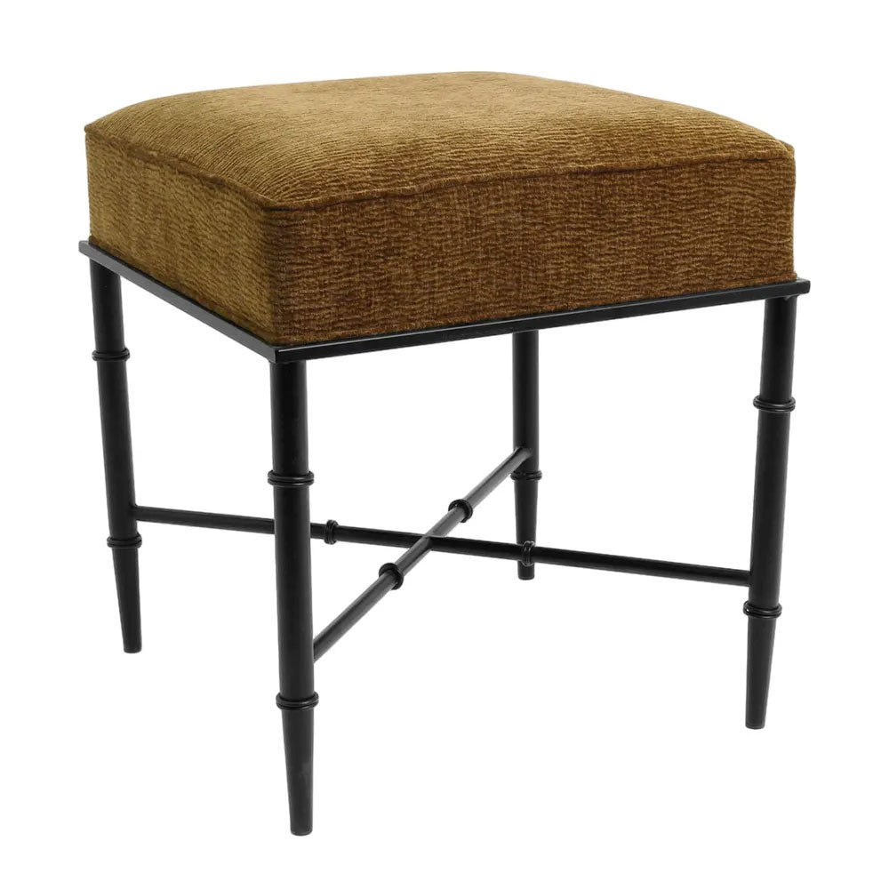 Hacienda Black Iron Stool Butterscotch - 34155