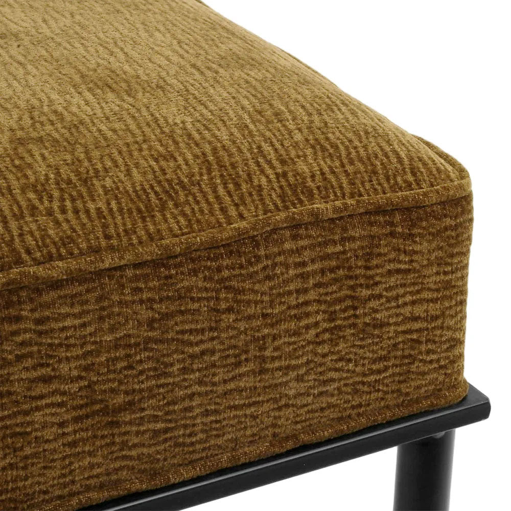 Hacienda Black Iron Stool Butterscotch - 34155
