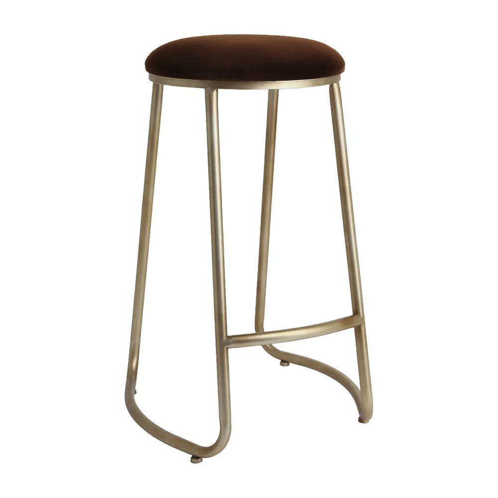 Annie Bar Stool Range Dark Chocolate Velvet - 34175