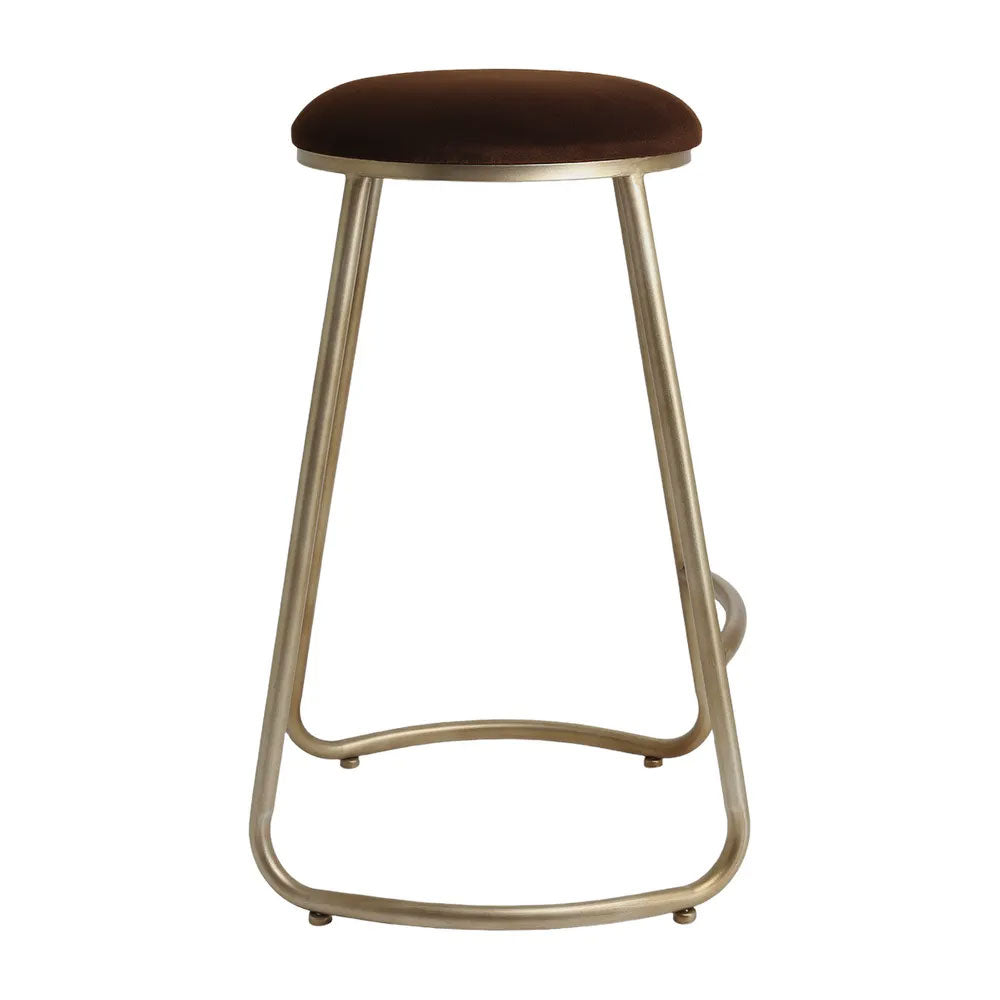 Annie Bar Stool Range Dark Chocolate Velvet - 34175
