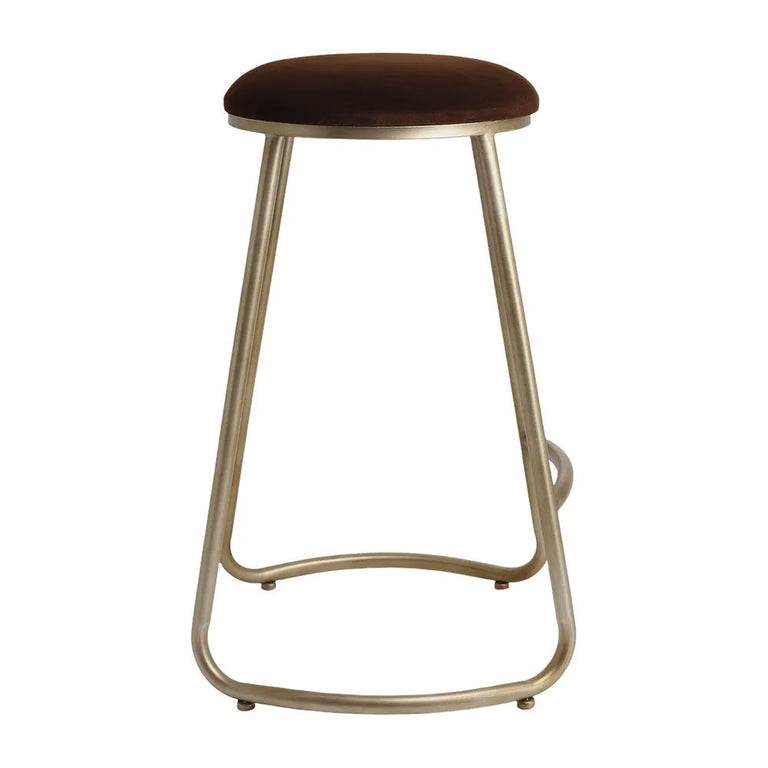 Annie Bar Stool Range Dark Chocolate Velvet - 34175