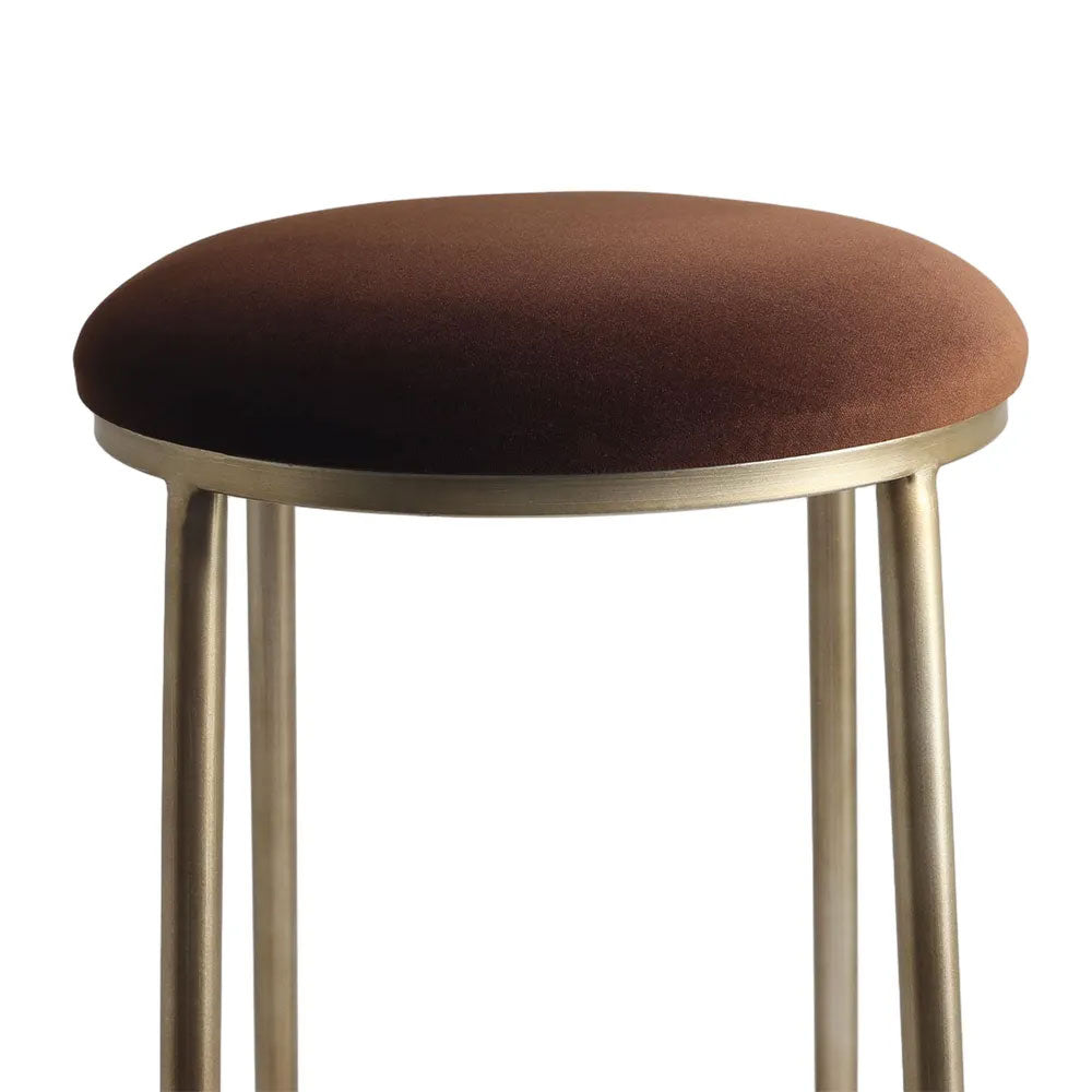Annie Bar Stool Range Dark Chocolate Velvet - 34175