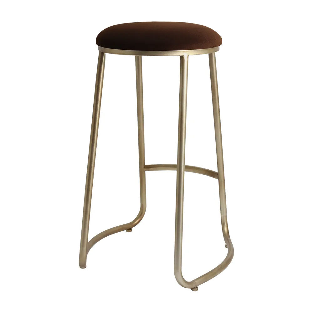 Annie Bar Stool Range Dark Chocolate Velvet - 34175