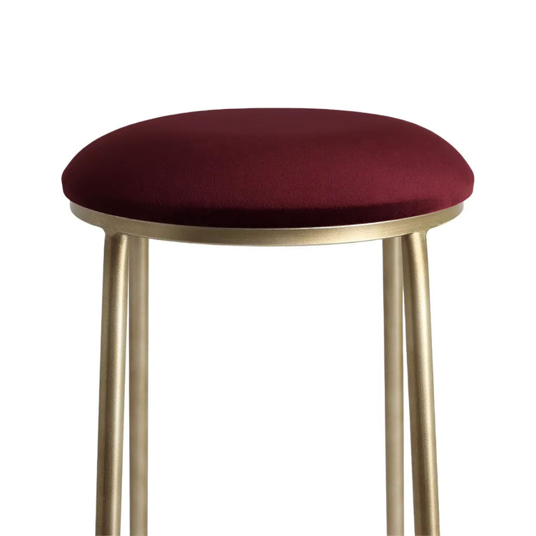 Annie Bar Stool Range Mulberry Velvet - 34178