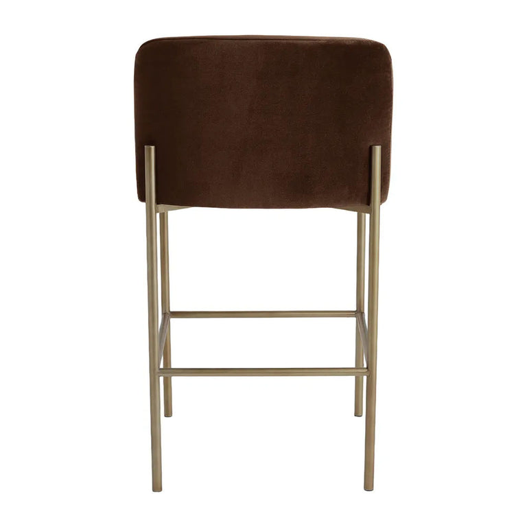 Leon Kitchen Stool Dark Chocolate Velvet - 34190