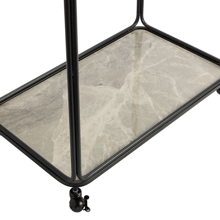 Wentworth Rectangle Bar Cart Black - 34199