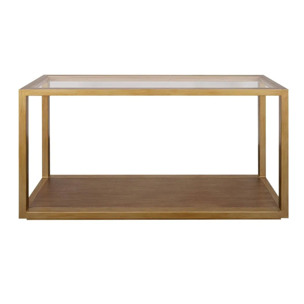 Sadie Console Table Antique Gold - 34216