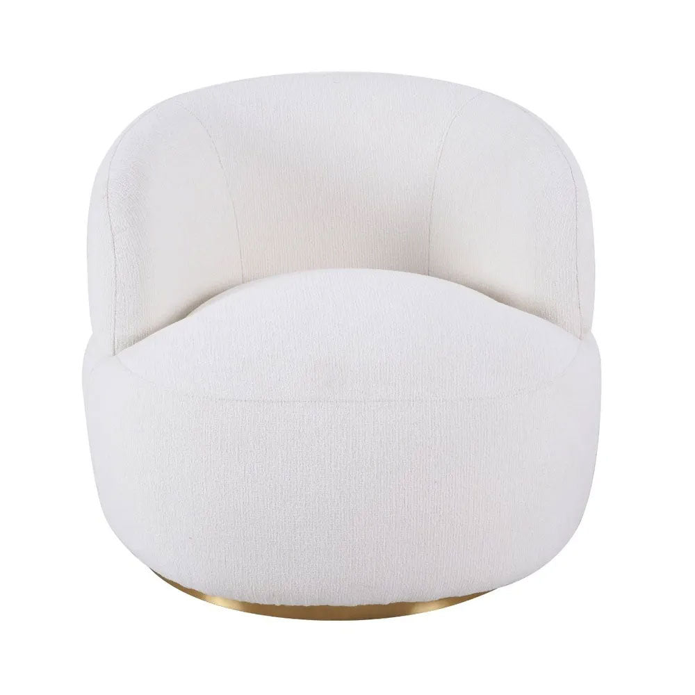 Tubby Swivel Arm Chair Ecru - 34221