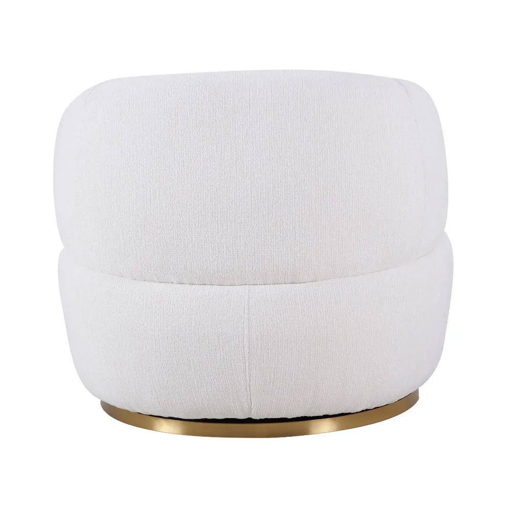 Tubby Swivel Arm Chair Ecru - 34221