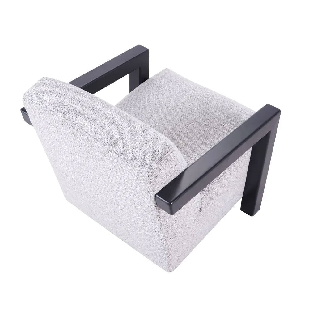 Lennon Arm Chair Salt & Pepper - 34223