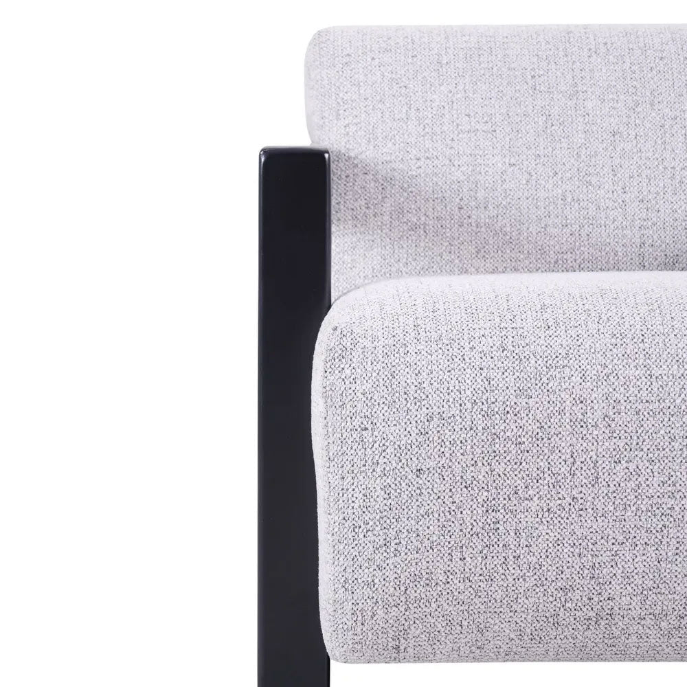 Lennon Arm Chair Salt & Pepper - 34223