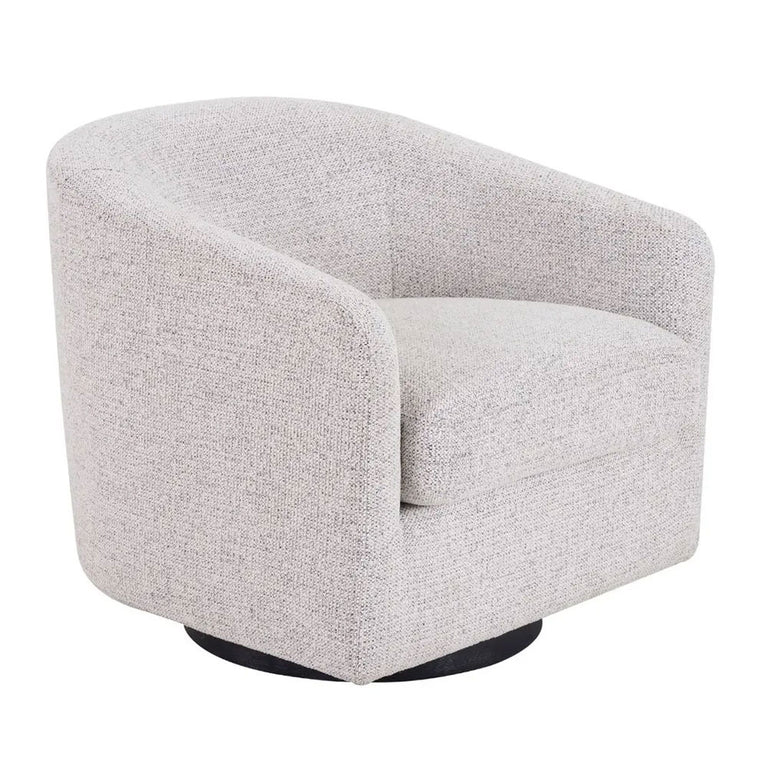 Bellevue Swivel Arm Chair Salt & Pepper - 34227
