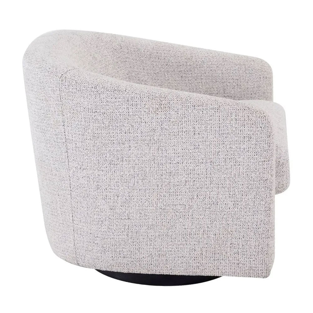 Bellevue Swivel Arm Chair Salt & Pepper - 34227