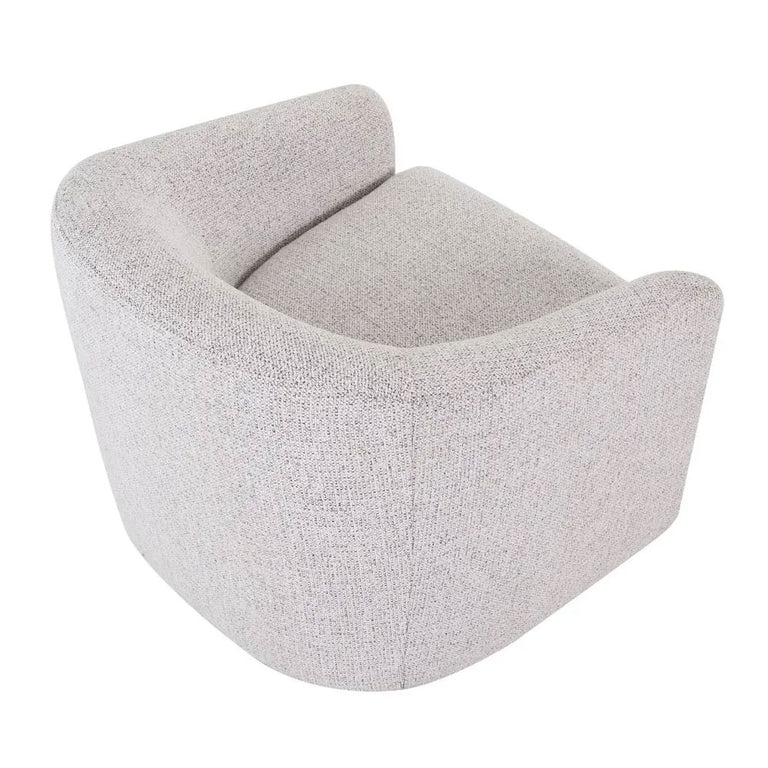 Bellevue Swivel Arm Chair Salt & Pepper - 34227