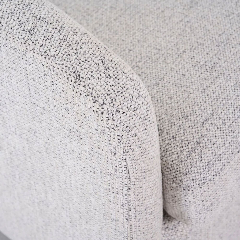 Bellevue Swivel Arm Chair Salt & Pepper - 34227