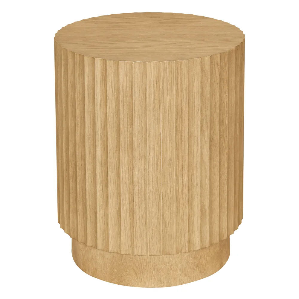 Avery Side Table Natural Oak - 34245
