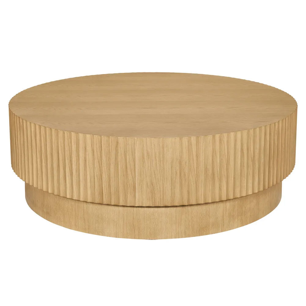 Avery Round Coffee Table Natural Oak - 34248