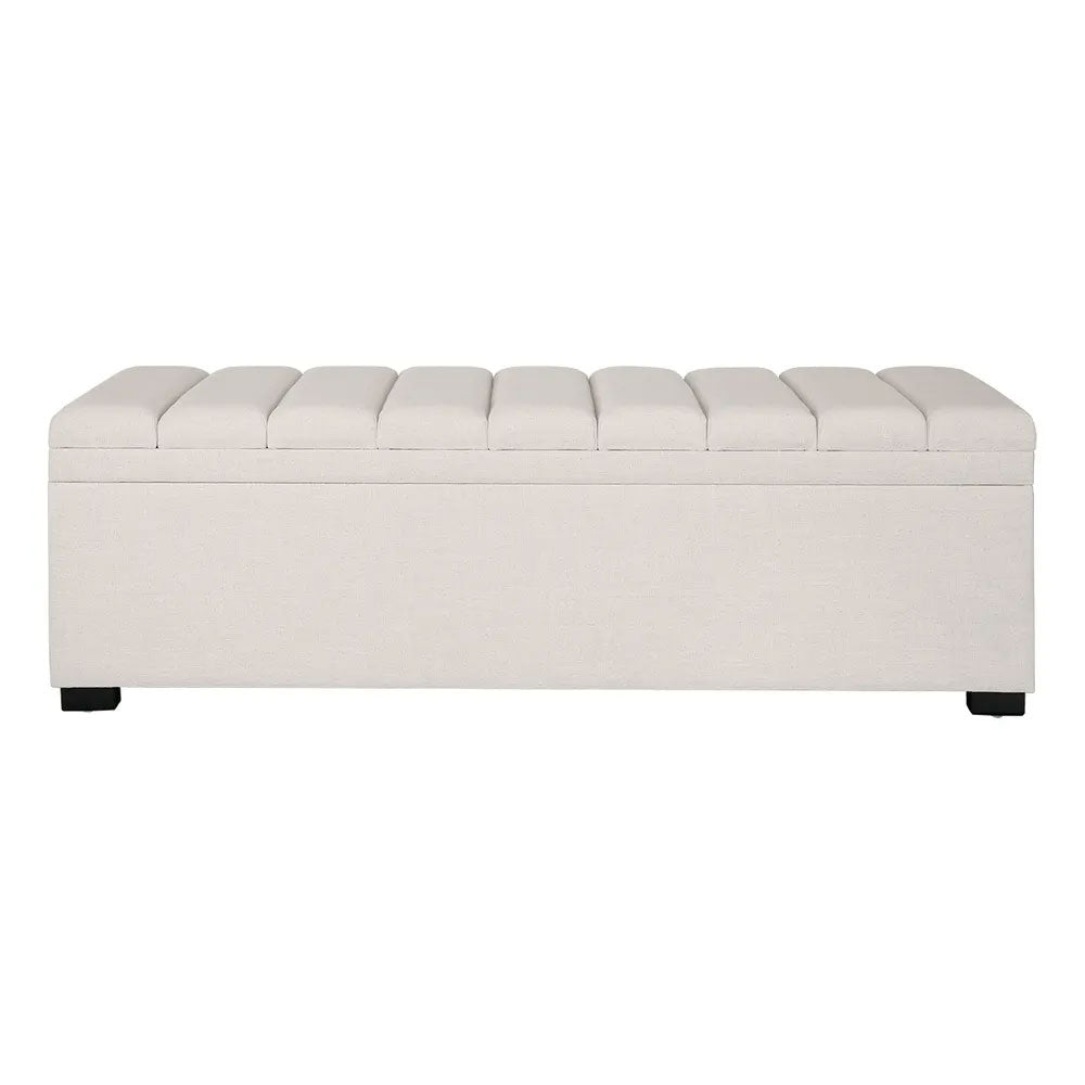 Soho Storage Bench Ottoman Ecru - 34333