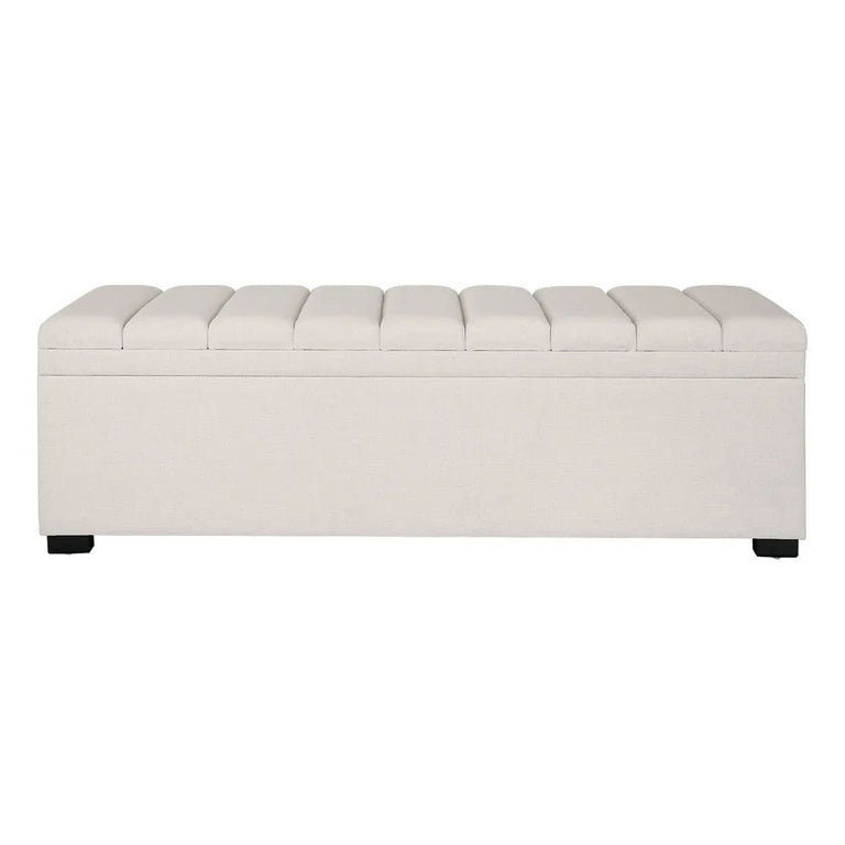 Soho Storage Bench Ottoman Ecru - 34333