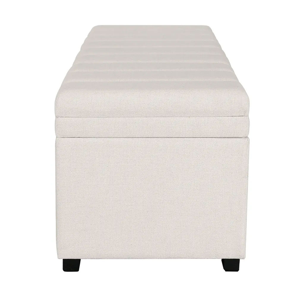 Soho Storage Bench Ottoman Ecru - 34333
