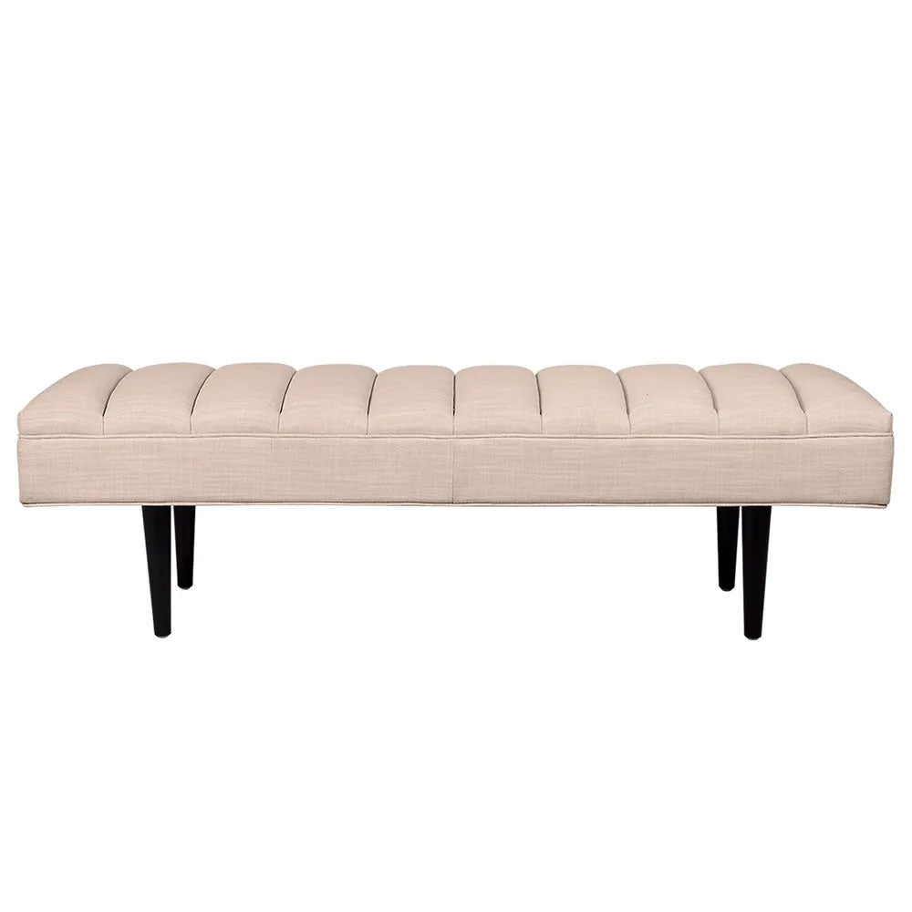 Central Park Bench Ottoman Fawn Linen - 34425
