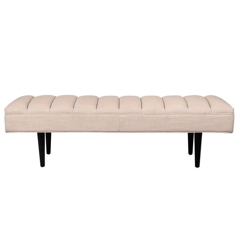 Central Park Bench Ottoman Fawn Linen - 34425