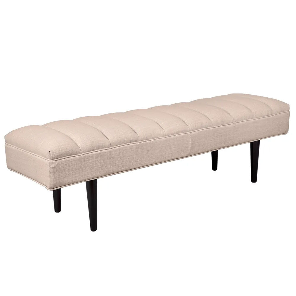 Central Park Bench Ottoman Fawn Linen - 34425