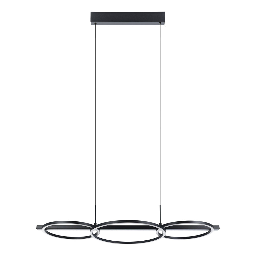 Lanacera 40.5W LED Dimmable Pendant Black / Warm White - 390087N