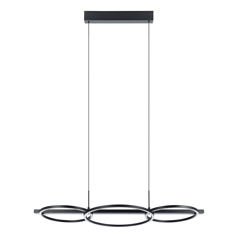 Lanacera 40.5W LED Dimmable Pendant Black / Warm White - 390087N