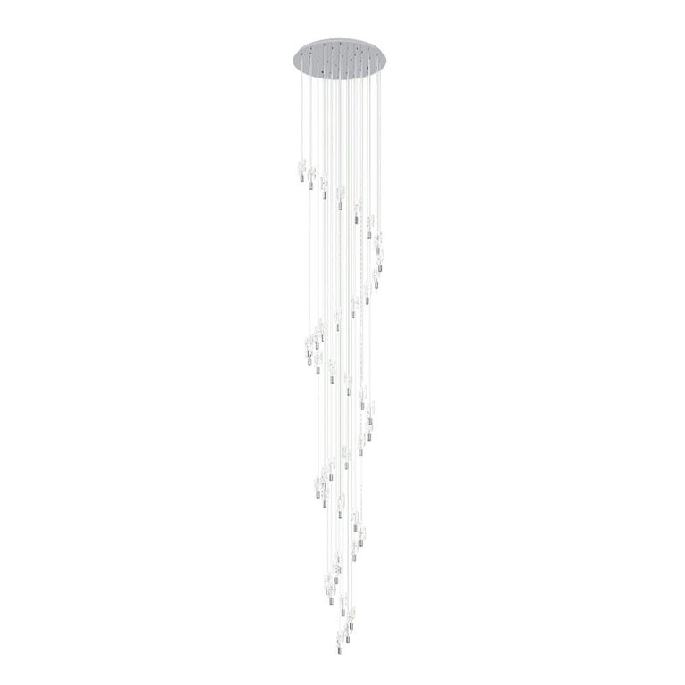 Orihuela LED 40 Light Pendant Chrome / Tri-Colour - 390478