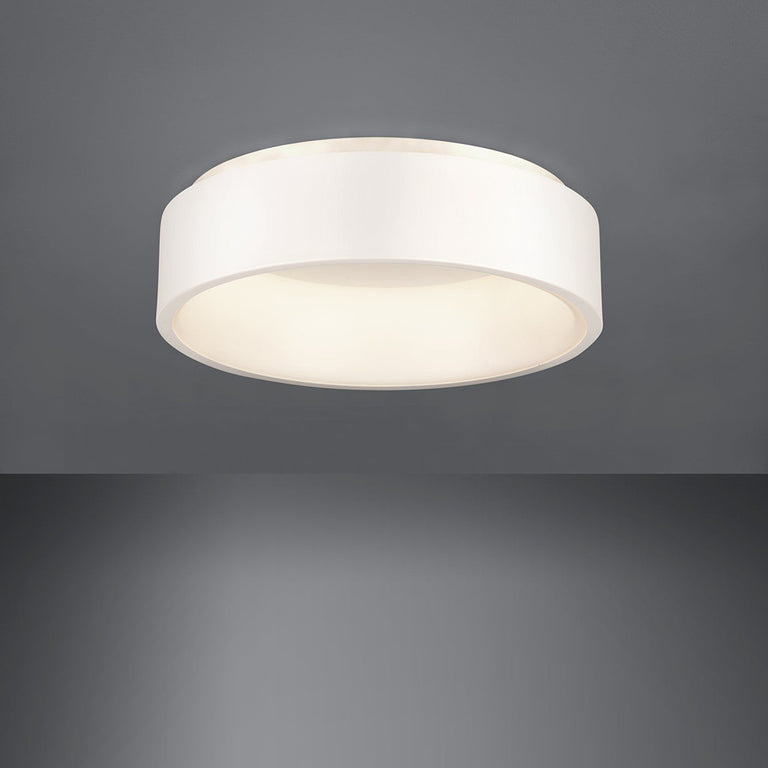 Marghera 1 25W Dimmable LED Oyster Light White / Warm White - 39286