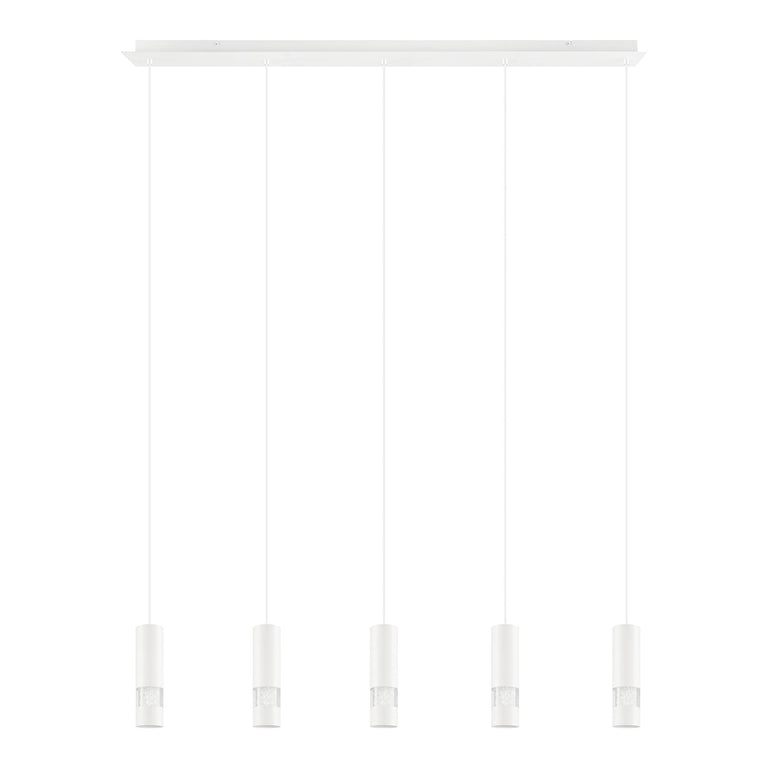 Bernabeta 5 Light 25W LED Pendant White / Neutral White - 39702N