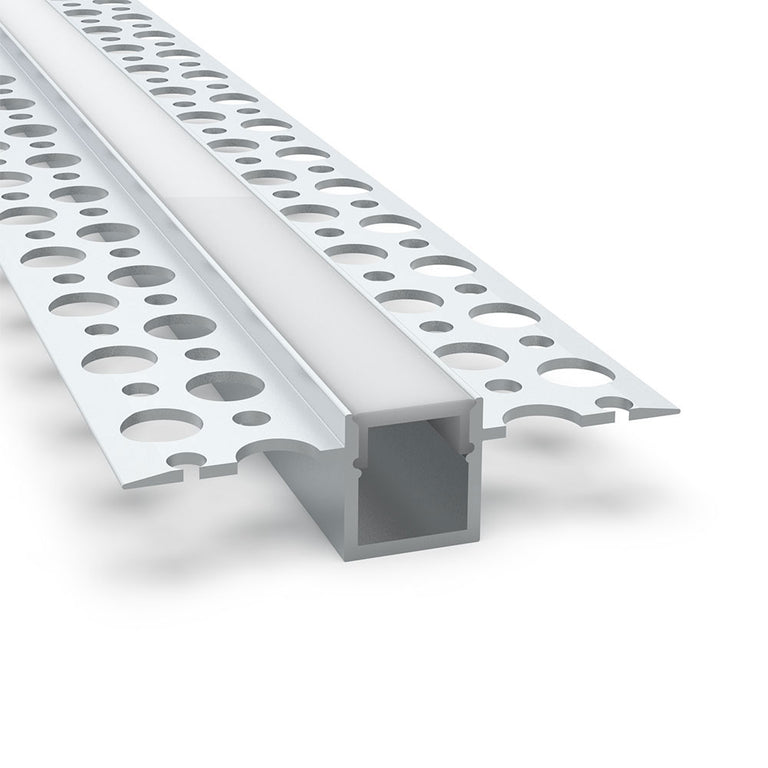Recessed 3 Meter Aluminium LED Profile Silver -  SW-5213 AL 3M