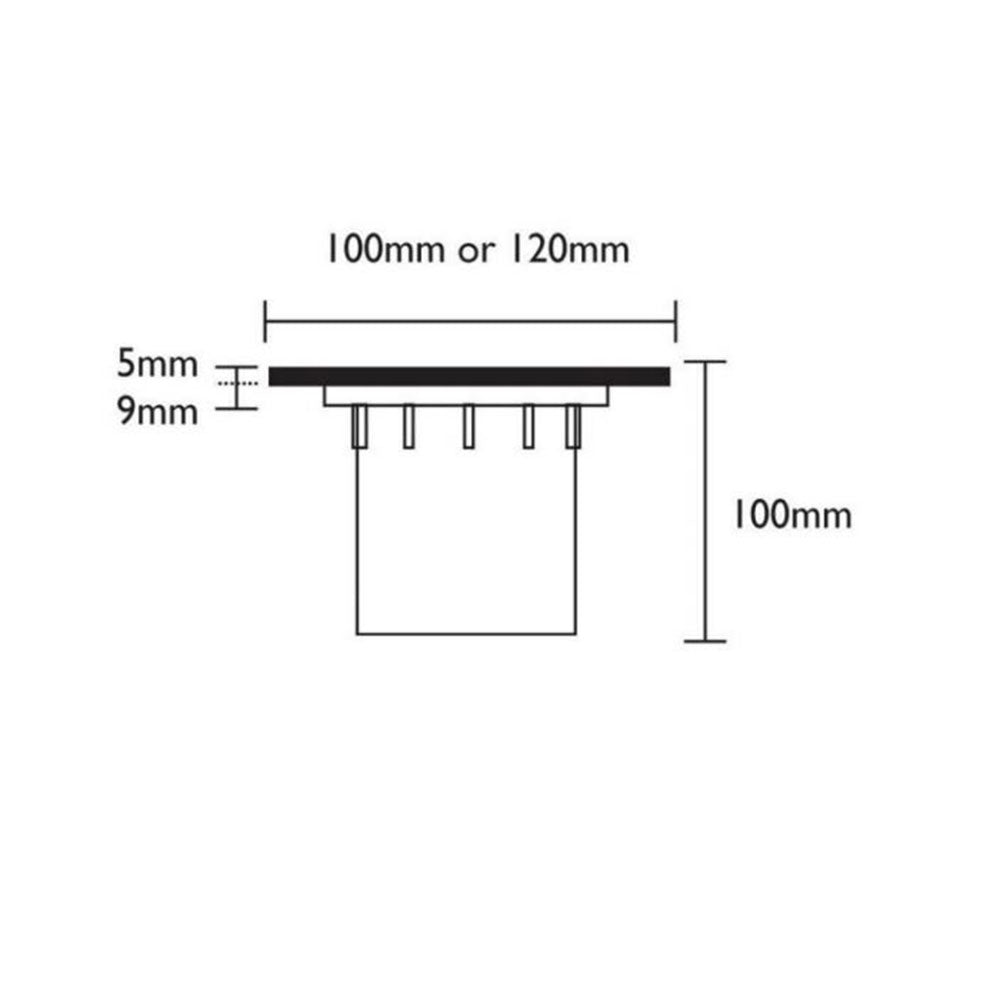 Gomeisa 6 12V DC Inground Uplighter 316 Stainless Steel - 3A-421